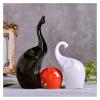 ALDEPO Sculpture Tabletop Desk BathDecoration Sculpture,4pcs Porcelain Elephant Statue Decor Crafts Ceramic Figurines Wedding Decorations view 3