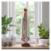 ALDEPO Sculpture Tabletop Sculpture Modern Decor Statue Ornaments,Catholic Statue Fatima Statue Virgin Mary Figure Tabletop Decor Statue Resin Figurine view 2
