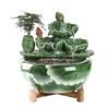 BONAD Indoor Fountain Tabletop Fountain Office Desk Decoration Water Fountain Interior Ceramic Decoration Desktop Fountain Creative Table Waterfall Fountain Meditation Fountain view 1