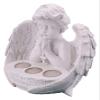 ALDEPO Sculpture Tabletop Decor Accents Figurine Ornaments,Angel Candle Holder Statue Resin Figurine Sculpture Resin Craft Angel Candle Holder view 1