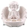 ALDEPO Sculpture Tabletop Decor Accents Figurine Ornaments,Angel Candle Holder Statue Resin Figurine Sculpture Resin Craft Angel Candle Holder view 2