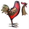 ALDEPO Sculpture Tabletop Desk BathDecoration Sculpture,Vivid Metal Sculpture Multicolor Iron Rooster Handmade Sculpture Furnishing view 3