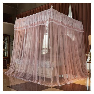 Bed Canopy Luxury Bedroom Decoration Bed Canopy, Mosquito Net, 360 Protective Bed Curtain is Used for 1.5m/1.8m/2m Single Double Bed, Easy to Install (Size : 180x220x200cm)