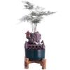 BONAD Indoor Fountain Tabletop Fountain New Chinese Style High Mountain Running Water Desktop Fountain Interior Decoration Mini Ceramic Table Fountain Meditation Fountain view 1