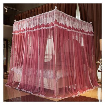 Bed Canopy Luxury Bed Canopy with Mounting Bracket, 360 Protective Bed Curtain, Mosquito Net, for 1.5m/1.8m/2m Single Double Bed, Easy to Install (Size : 200x220x200cm)