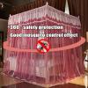 Bed Canopy Luxury Bed Canopy with Mounting Bracket, 360  Protective Bed Curtain, Mosquito Net, for 1.5m/1.8m/2m Single Double Bed, Easy to Install (Size : 200x220x200cm) view 2