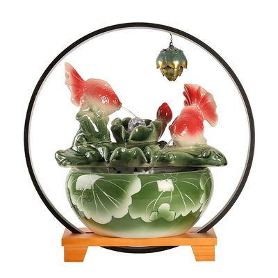 BONAD Indoor Fountain Desktop Fountain Office Desk Water Fountain Indoor Desktop Atomization Fountains Living Room Decoration Waterfall Fountain Tabletop Fountain Meditation Fountain