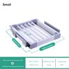 BIENKA Pull Out Cabinet Trousers Rack, Extendable Trousers Hanger Rack, Width Adjustable Scarf Jeans Hangers Space Saving (Color : White, Size : Small) view 2