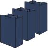 Bonuci 3 Pcs Laundry Sorter Replacement Bags Hamper Cart Removable Replacement Laundry Storage Organizer Bag Hamper Liner, No Hooks 14.76 x 8.66 x 21.65 Inch (Dark Blue) view 1