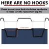 Bonuci 3 Pcs Laundry Sorter Replacement Bags Hamper Cart Removable Replacement Laundry Storage Organizer Bag Hamper Liner, No Hooks 14.76 x 8.66 x 21.65 Inch (Dark Blue) view 2