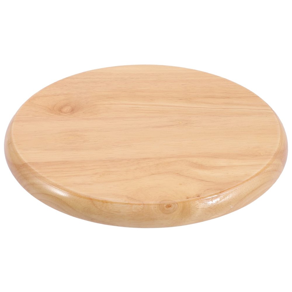 LIFKOME Solid Wood Round Stool Seat Replacement 11.61X11.61X0.78In Bar Stool Seating Part for Kitchen Bar Restaurant Office Use Wooden Seat