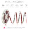 ALITOVE 65.6ft 24V Warm White LED Strip Lights Ultra-Bright 20m 2400 LEDs 120LEDs/M High-Density Tape Light Strip 2835 SMD DC 24 Volt 3500K Commercial Grade LED Flexible Rope Lights, No Power Supply view 2