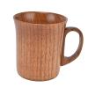 280ml Wooden Mug Cup with Handle,Wooden Cup,Travel Camping Mugs for Home Restaurest, for Hot Drinks,Jujube Wood for Office Tea Coffee Water Wine Whisky, Wooden Mug Jujube Wood Cup Drinking Coffee view 1