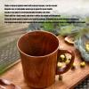 280ml Wooden Mug Cup with Handle,Wooden Cup,Travel Camping Mugs for Home Restaurest, for Hot Drinks,Jujube Wood for Office Tea Coffee Water Wine Whisky, Wooden Mug Jujube Wood Cup Drinking Coffee view 4