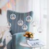 100 Pcs Tealight Holders Globes Fillable Acrylic: Bulk Hanging Tea Light Ball Bulb 3.15'' Ornaments Fillable for Party Wedding Centerpiece Christmas Home Decorations DIY view 1