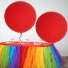 2 pcs 32-Inch Red Matte Large Latex Balloons Party Wedding Reception Birthday Favors Decorations Supplies view 4