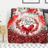 Avalokitesvara Red Cardinal Flannel Blanket Super Soft and Warm for Bed Couch Sofa 120x90 Inch King Blanket for Family view 1