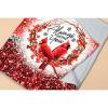 Avalokitesvara Red Cardinal Flannel Blanket Super Soft and Warm for Bed Couch Sofa 120x90 Inch King Blanket for Family view 2