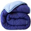 5 Piece Super King Comforter Set All Season 800 TC Cotton Light Blue/Dark Blue Duvet Insert Super King 120x120 view 1