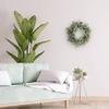 24" Artificial Lavender Floral Spring Wreath with Green Leaves view 4