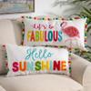 20 in. Spring and Summer Throw Pillows Set of 2 view 2