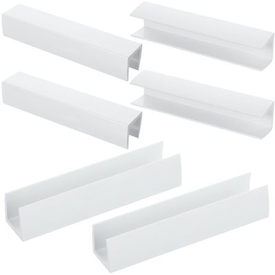 KOMBIUDA Door Reinforcement Baby Gate Groove Guardrail 6-Pack Metal Baby Gate Support Accessories for Indoor Safety and Pet Stabilizer Easy Installation