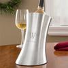 Personalization Universe Double-Walled Insulated Stainless Steel Wine Chiller with Custom Etched Monogram and Name, Perfect for Wine & Champagne, Great for Wedding, Housewarming, and Retirement Gifts view 2
