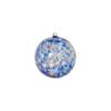 5.75 Inch Elegant Blue Illuminating Hand Blown Glass Sphere view 1