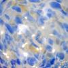 5.75 Inch Elegant Blue Illuminating Hand Blown Glass Sphere view 4