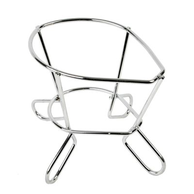 TrueCraftware 8-1/2" x 7-1/4" x 6" Wire Ham Holder Chrome Plated- Roasting Wire Spiral Ham Holder Roasting Rack For Ham Cooling Drying Rack Kitchen Rack Great for Cooking Roasting