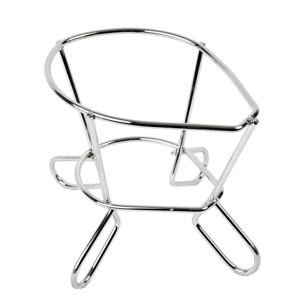 TrueCraftware 8-1/2" x 7-1/4" x 6" Wire Ham Holder Chrome Plated- Roasting Wire Spiral Ham Holder Roasting Rack For Ham Cooling Drying Rack Kitchen Rack Great for Cooking Roasting
