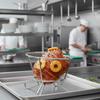 TrueCraftware 8-1/2" x 7-1/4" x 6" Wire Ham Holder Chrome Plated- Roasting Wire Spiral Ham Holder Roasting Rack For Ham Cooling Drying Rack Kitchen Rack Great for Cooking Roasting view 2