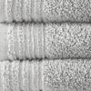 510 DESIGN Big Bundle 100% Cotton Bath Towel Set, Luxurious Spa Quality Premium Zero Twist Terry Quick Dry, Soft, and Highly Absorbent for Shower, Multi-Sizes, Silver 12 Piece view 3