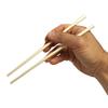 800 Count | KingSeal 8 Inch Natural Poplar Disposable Wood Chopsticks, Paper Sleeve, Waribashi, Bulk Pack - 20 Packs x 40 Pairs view 2