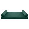 |SLIPCOVER ONLY| V5 Velvet Indoor Daybed Mattress Pillow Pipe Trim Twin-XL AD317 view 2