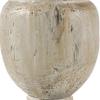 Benjara 18 Inch Modern Accent Decor, Turned Finial Design, Whitewashed Finish view 2