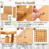 150pc Disposable Wooden Food Cones with 36 Holes Bamboo Ice Cream Cone Holder Display Stand and 150 Colorful Bamboo Stick for Restaurant Catered Events Party or Buffets Ice Cream Food Trucks view 4