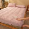 3pc Quilted Fitted Sheet with Pillowcase, Thick Mattress Protector Noiseless Mattress Cover Breathable Soft Mattress Pad Protector Deep Pocket Ultra Soft, Wrinkle and Fade Resistant, Fits up to 16" th view 1