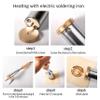 STAMTECH Custom Electric Branding Iron for Wood Personalized Wood Burning Letter Stamps Wood Tools for Leather Food - Wedding Gifts Woodworking(3inch, 300w) view 2