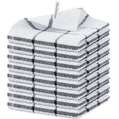 Nialnant 8 Pack Kitchen Dish Rags,Absorbent Kitchen Towels