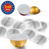 VIVI SKY 240Pcs Aluminum Foil Lids for Reusable Nespresso Pods Vertuoline, Coffee pods Seals Sticker Covers Compatible with Nespresso Vertuoline Pods Reusable Pods Refillable Capsules (240 Pack) view 2