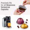 VIVI SKY 240Pcs Aluminum Foil Lids for Reusable Nespresso Pods Vertuoline, Coffee pods Seals Sticker Covers Compatible with Nespresso Vertuoline Pods Reusable Pods Refillable Capsules (240 Pack) view 4