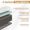 KOMFOTT 4 Tri-Folding Mattress with Storage Bag Full Size, Memory Foam Mattress with Bamboo Cover, Portabl for RVs, Camping, Sleepovers, Guest Room, CertiPUR-US Certified view 2