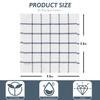 Nialnant 8 Pack Dish Rags,100% Cotton Dish Towels for Kitchen,Super Absorbent Kitchen Dish Cloths,Dish Rags with Hanging Loop,12x12 Inches,Navy Blue view 2