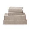HOMICIA Linen Sheets California King Size, Stonewashed Linen Cotton Blend Sheets with Slub Texture, Breathable & Soft Cotton Bedsheets, All-Season Comfort, 4 Pieces, Beige view 1