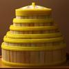 1PC Bamboo Steamer Dumpling Steamer with Lid Multi-Sizes Chinese Food Steamers for Rice Meat Fish Home Kitchen Cookware(5 inch-lid) view 3
