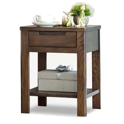 Nightstands Wooden Bedside Cabinet with Drawer and Storage Rack Bedside Cabinet Small Storage Cabinet is Applicable to Bedroom, Living Room, Sofa and Hall (Color : B, Size : 40 * 35 * 50cm)