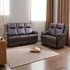 A Ainehome Luxury Recliner Sofa Living Room Set Leather Reclining Sofa and Loveseat Chair Sets Living Room Furniture Sets Recliner Couches for Living Room/Office (D-Brown, Sofa+Loveseat) view 1