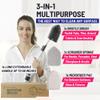 Moku Home Shower Scrubber 3 in 1 Extendable Long Handle 58" Cleaning Brush - Non Scratch Shower Brush for Cleaning Bathroom Kitchen Toilet Wall Tub Tile (Gray) view 2