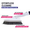 Moku Home Shower Scrubber 3 in 1 Extendable Long Handle 58" Cleaning Brush - Non Scratch Shower Brush for Cleaning Bathroom Kitchen Toilet Wall Tub Tile (Gray) view 3